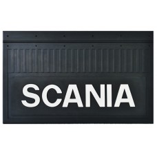 к-т брызговиков с логотипом "SCANIA" 600*400 (задний/резина)