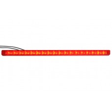 фонарь габаритный L0073RED LED 24V, красный (L= 330мм, 18-светодиодов) (MG9/1)