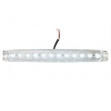 фонарь габаритный L0050WHITE LED 24V, белый (L=170мм, 12-светодиодов)