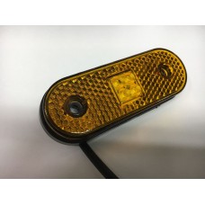 фонарь габаритный 8296 маркерный/провод/овал Желтый SCHMITZ (MG8/1)