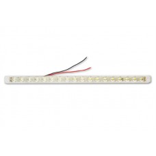 фонарь габаритный L0073WHITE LED 24V, белый (L= 330мм, 18-светодиодов)
