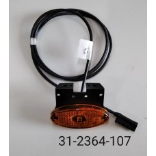фонарь габаритный 31-2364-107 LED/оранжевый/SUPERPOINT II с кабелем 1,5м Aspoeck (MG7/1)